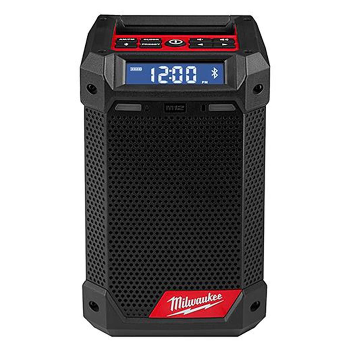 M12 12-Volt Lithium-Ion Cordless Bluetooth/AM/FM Jobsite Radio with Charger