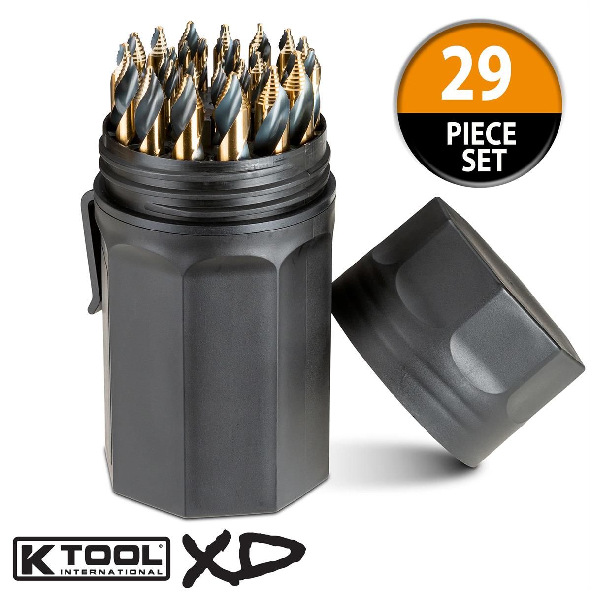 K Tool International Drill Bit Set 29 Piece Speedy Multi Tip Cutter