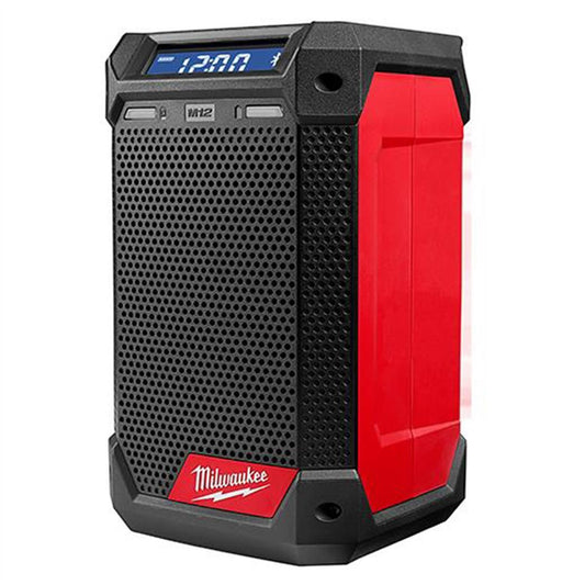 M12 12-Volt Lithium-Ion Cordless Bluetooth/AM/FM Jobsite Radio with Charger