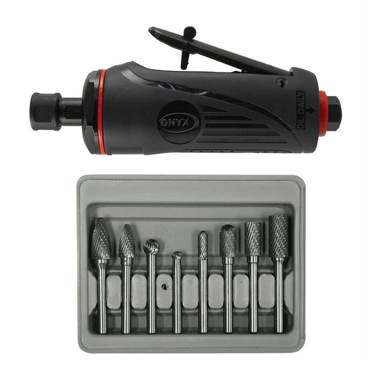 Astro Pneumatic 8PC BURR SET / 1/4" DIE GRINDER COMBO