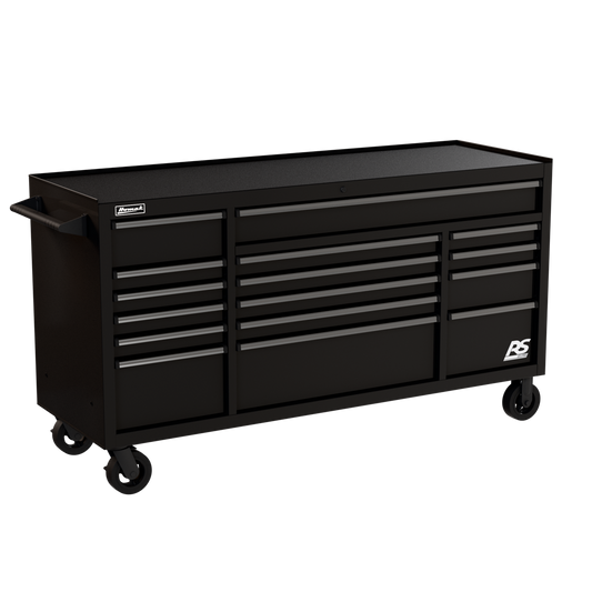Homak Manufacturing 72 in. RS PRO 16-Drawer Roller Cabinet with 24 in. Depth