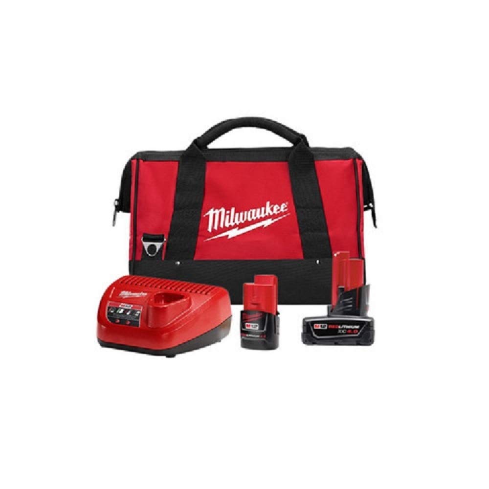 Milwaukee Tool M12 REDLITHIUM HIGH OUTPUT XC5.0/CP2.5 Starter Kit