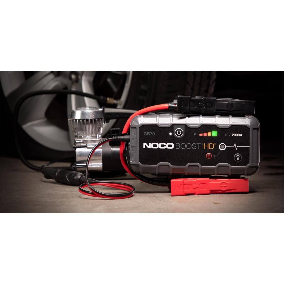 NOCO Company GB70 Boost HD 2000A 12V UltraSafe Lithium-Ion Jump Starter