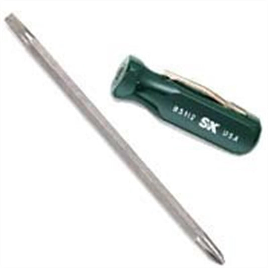 S K Hand Tools SCREWDRIVER 2 IN 1 POCKET STYLE SUREGRIP
