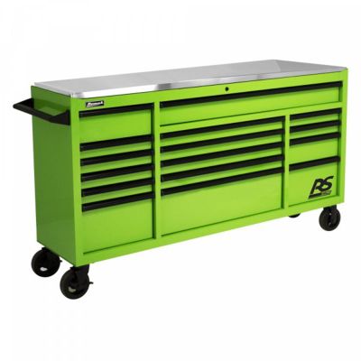 Homak Manufacturing 72” RS Pro Roller Cabinet with Stainless Steel Top