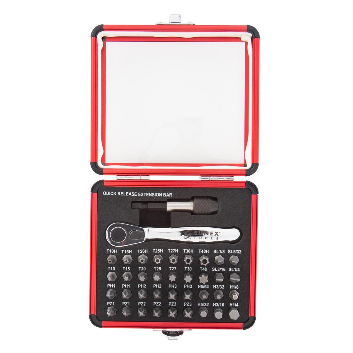 SUNEX 38 pc. Mini Ratchet and Bit Set