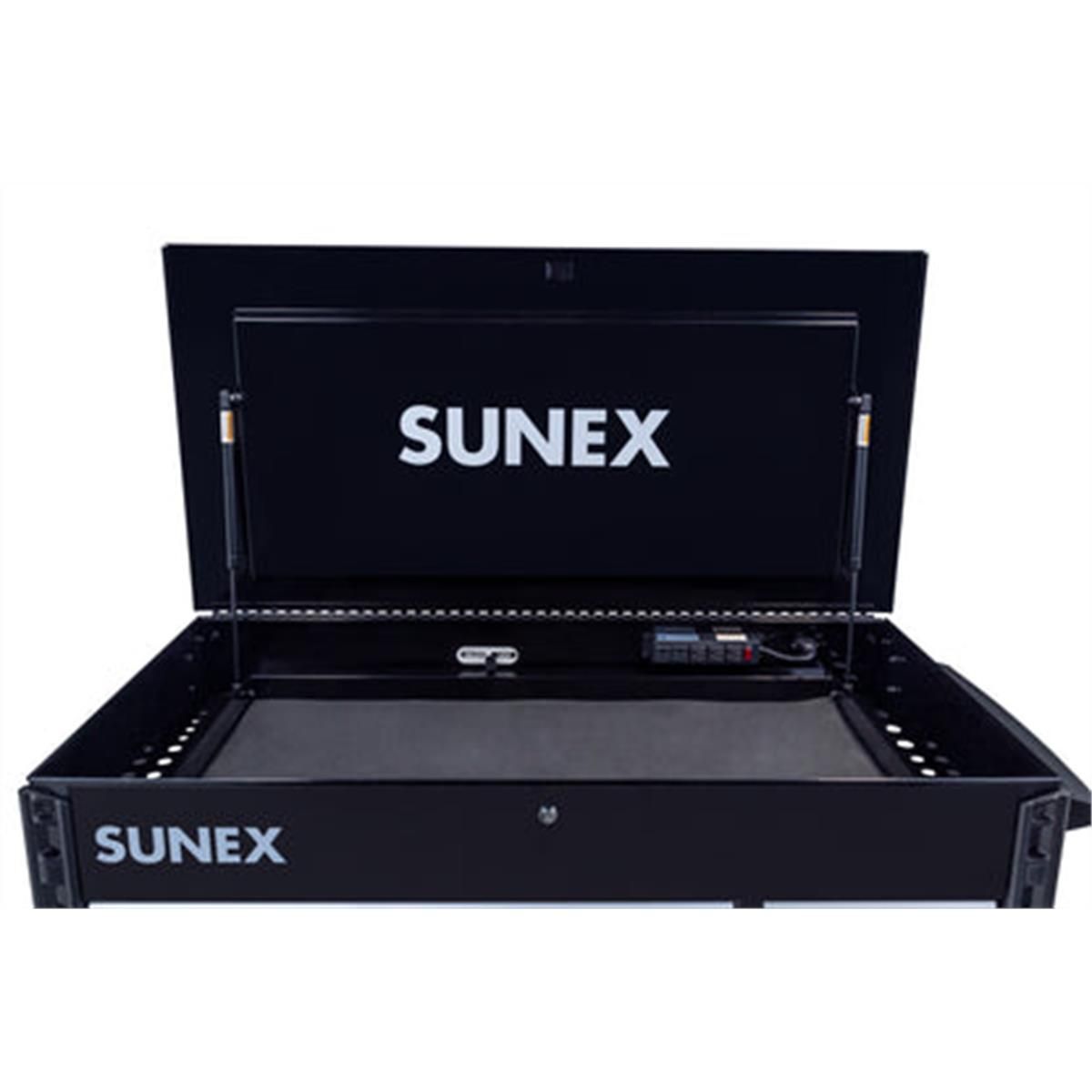 SUNEX Juic-d Box 7 Drawer Power Cart w/Dedicated power tool storage and Power