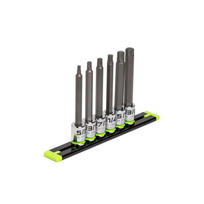 Grip Edge Tools 6-PC 3/8'' Dr Long SAE RPT Hex Driver Set